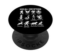 Colección Local Cryptids Legendary Creature Silhouette PopSockets PopGrip Adhesivo