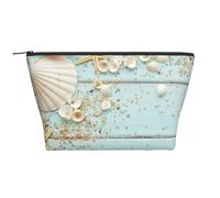 Colección Mar Concha Playa Vintage, Bolsa de artículos de tocador Bolsa de Maquillaje Bolsa de cosméticos Bolsa de artículos de tocador de Viaje portátil