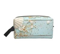 Colección Mar Concha Playa Vintage, Bolsa de Maquillaje Bolsa de cosméticos Bolsa de artículos de tocador de Viaje portátil Organizador de Bolsa de Maquillaje