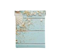 Colección Mar Concha Playa Vintage, Squeeze Top Wallet Bolsa de Almacenamiento para Mujer Monedero pequeño Bolsa de Cambio