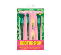 COLECCIÓN NECTAR POP Glazed Daze Face Makeup Brush Kit - Set de 4 Brochas Rostro REAL TECHNIQUES