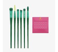 Set de Brochas de Maquillaje Real Techniques Nectar Pop So Jelly Verde 7 Piezas