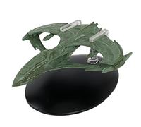 Colección oficial de Star Trek Online Starships | Aelahl-Class Romulan Light Warbird Battlecruiser con revista Número 13 por Eaglemoss Hero Collector