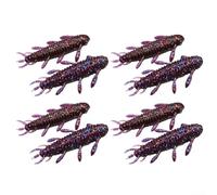 Colección premium de 8 cebos para pupas de cigarra de hundimiento lento diseñados específicamente para la pesca exitosa de agua dulce
