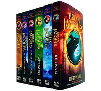 Colección Redwall Series Books 1 - 6 de Brian Jacques (Redwall, Mossflower, Mattimeo, Mariel of Redwall, Salamandastron y Martin the Warrior)
