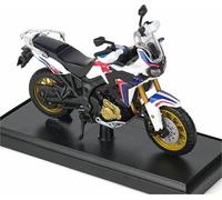 Colección Regalos simulación Motocicletas Escala 1:18 para Honda Africa Twin DCT(Blanco)