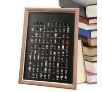 Colección Rock de 100 piezas, juego educativo de ciencia mineral, kit de especímenes naturales con almacenamiento de pantalla, accesorio de aprendizaje y colección con diseño compacto, kit para