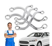 Colección S Key - Gama de llaves curvas resistentes, herramientas ergonómicas de perfil delgado, acero de aleación tratado térmicamente | Suministros de taller, revisión del motor, bricolaje