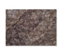 Colección Schöner Wohnen Felpudo interior & exterior - Alfombra de entrada 50 x 70 cm Marrón piedra - Felpudo antideslizante - Felpudo para puerta de entrada - Alfombra de puerta lavable a 30°C