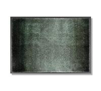 Colección Schöner Wohnen Felpudo interior - Felpudo antideslizante 50 x 70 cm color verde bosque - Felpudo robusto y lavable - Felpudo para la puerta de entrada - Felpudo lavable a 30°C
