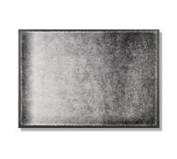 Colección Schöner Wohnen Felpudo interior - Felpudo antideslizante 67x100cm degradado gris - Felpudo resistente al desgaste - Felpudo para puerta de entrada - Felpudo lavable a 30°C