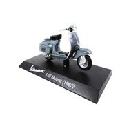 - Colección Scooter en Miniatura 1/18 Compatible con Piaggio Vespa 125 Nuova Gris Oscuro - 1965 - Ves0023