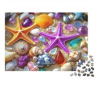 Colección Sea Shell Puzzle 1000 Piezas para Jóvenes +14 Juego De Lógica Regalo De Cumplea?os Más Vendido Relax En Casa Cartón Resistente 70x50cm/1000pcs