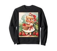 Colección Strawberry Charm: Sweet Nostalgia, Retro-Inspired Sudadera