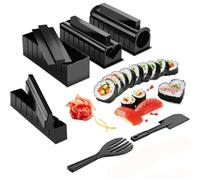 Colección Sushi Master, juego de utensilios de cocina DIY con características fáciles de usar y moldes de diversas formas, ideal para uso pe