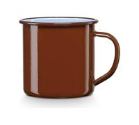Colección T-Ja de Acero con doble esmaltado | Pote Ø 8 x 8,4 cm (0,4 L) | Apta para Inducción, Horno y Fuego Directo | Para Guisos, Pan de Masa Madre y Cocción Lenta sin PFOA | Color Teja