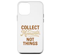 Colecciona momentos, no cosas - Filosofía de vida inspiradora Carcasa para iPhone 12 mini