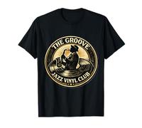 Coleccionista de Discos de música Vintage de Fun Groove Jazz Vinyl Club Camiseta