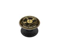 Coleccionista de Discos de Vinilo B-Side Vintage Music Fun Hidden Gems PopSockets PopGrip Adhesivo
