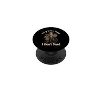 Coleccionista de Discos de Vinilo de Mapache Divertido PopSockets PopGrip Adhesivo