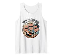 Coleccionista de Discos LP de cómics Retro de Vinyl Legends Club de los años 50 Camiseta sin Mangas