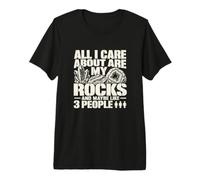 Coleccionista de Rocas de geología angustiada Todo lo Que me Importa Son mis Camiseta Premium