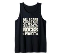 Coleccionista de Rocas de geología angustiada Todo lo Que me Importa Son mis Camiseta sin Mangas