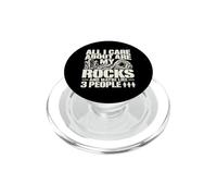 Coleccionista de Rocas de geología angustiada Todo lo Que me Importa Son mis PopSockets PopGrip para MagSafe