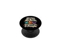 Coleccionista de Rocas de geología clásica Todo lo Que me Importa Son mis Rocas PopSockets PopGrip Adhesivo