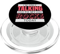 Coleccionista de Rocas Geología Mineralogía Humor PopSockets PopGrip para MagSafe