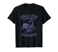 Coleccionista De Secretos Escorpio Zodiac Escorpión Gráfico Camiseta