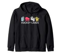 Coleccionista de Tarjetas coleccionables Divertidas con Texto en inglés I Love My Hockey Cards Sudadera con Capucha