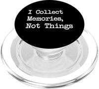 Colecciono recuerdos, no cosas divertidas citas PopSockets PopGrip para MagSafe