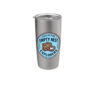 Colectivo Nido Vacío Exploradores Est Viajes Humor Síndrome Ne Vaso térmico de acero inoxidable de doble pared