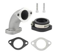 Colector Admisión Carburador Kit De Colector Admisión Para Carburador Motocicleta Para KEIHIN Para KOSO Para OKO Para PWK 28 Mm Conector Entrada Adaptador Interfaz Goma Tubo Interfaz
