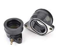 Colector Admisión Tubo De Admisión Colector Carburador Motocicleta Para Yamaha YFM660 5LP-13586-00 5LP-13596-00 5LP-13586-01 5LP-13596-01 Adaptador Interfaz Interfaz Adaptador Goma junta