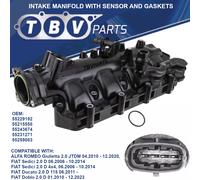COLECTOR DE ADMISION FIAT ALFA ROMEO SUZUKI 2.0JTD 55215558 55229192 55243674