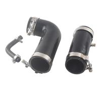 colector de admisión para VW para Golf para GTI para Audi para A3 | 04E129620 04E129651C Kits completos de manguera de entrada de aire(Black)