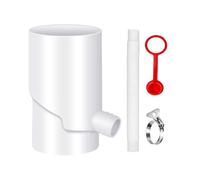 Colector de agua - Barril de lluvia para jardín, 10 cm, material de polipropileno duradero, diseño que ahorra espacio con una instalación eficiente, kit de almacenamiento de agua de lluvia ecológico