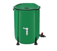 Colector de Agua de Lluvia, Barril de Lluvia portátil, Tanque de Almacenamiento de Agua Plegable, Resistente a los Rayos UV, Adecuado para riego al Aire Libre,380L