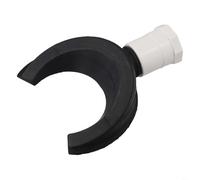 Colector de agua de lluvia de 110 mm para sistemas de captura de lluvia Agricultura Mantenimiento de césped Jardín Agua Reutilización Plástico Negro Estable