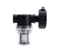 Colector de agua de lluvia, depósito de conexión de grifo de 1000 l con filtro y adaptador S60 x 6 para manguera de jardín, respetuoso con el medio ambiente de 1/2 pulgadas