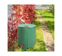Colector de agua de lluvia plegable portátil de 50 litros con medidor de volumen, barril de lluvia ecológico para jardín, césped y uso al aire libre, sistema de recolección de agua portátil eficiente
