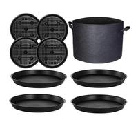 Colector de Agua para Plantas - Tazones Goteros para Macetas, Maceta Transpirable Césped Césped Césped Florista, Cultivo, Cama Alta, Jardín, Interior, Balcón, Exterior