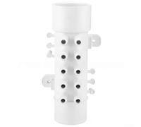 Colector de aire de 10 agujeros para piscinas de spa, conector de PVC blanco de 1.5 pulgadas que garantiza un flujo uniforme y un rendimiento duradero en varias configuraciones para máxima comodidad