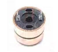 Colector de anillo deslizante de anillo de cobre dual para motores de generador compatible con varias aplicaciones de motor de CC para herramientas eléctricas 25x10x8 5(22) mm