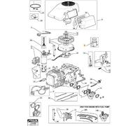 Colector De Aspiración Para Tractor Modelos 1125M ORIGINAL STIGA 118550320/1