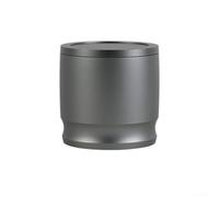 Colector de café molido de 58 mm con tapa para molinillos de aleación de aluminio, protección antimoscas, mejora el proceso de preparación de café (gris)