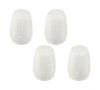 Colector de calefacción de piso, 4 piezas, accesorios de interruptor de rueda de mano, mango de plástico blanco para válvula de control de temperatura del radiador (largo)