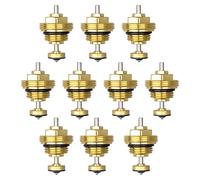 Colector de calefacción por suelo radiante, paquete de 6, núcleo de válvula de pasador de retorno M30 x 1,5, núcleo de retorno, termostático